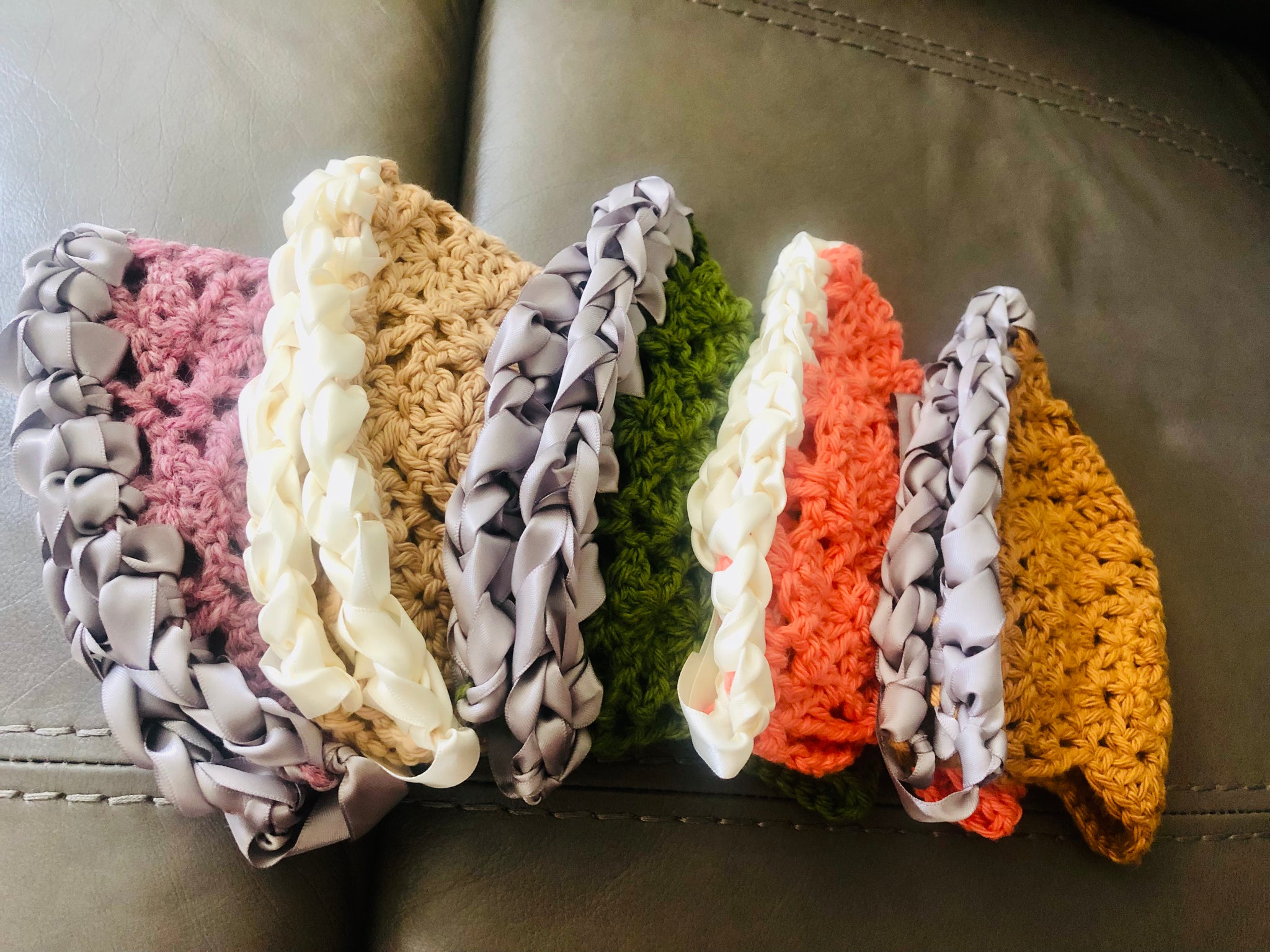 Crochet Baby Bonnets